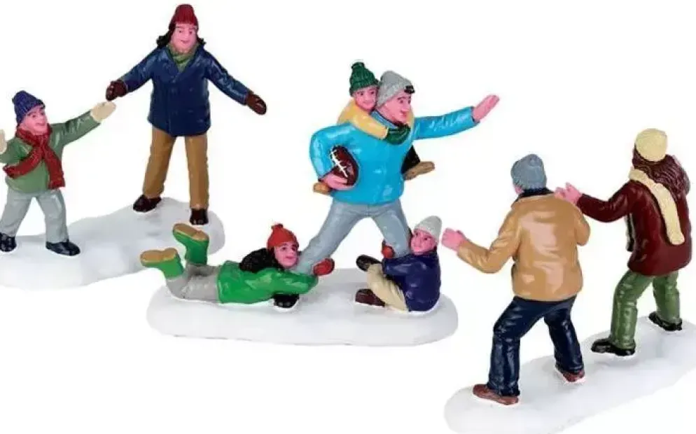 Lemax family football s/3 kerstdorp figuur type 6 2017