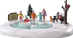 Lemax family skating day bewegende schaatsbaan 2020