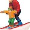Lemax father & son skiing kerstdorp figuur type 2 Vail Village 1996