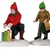 Lemax festive holiday shoppers kerstdorp figuur type 4 Vail Village 2026