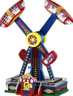 Lemax fireball frenzy bewegend kersthuisje Carnival 2025