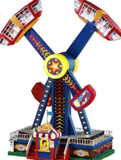 Lemax fireball frenzy bewegend kersthuisje Carnival 2025
