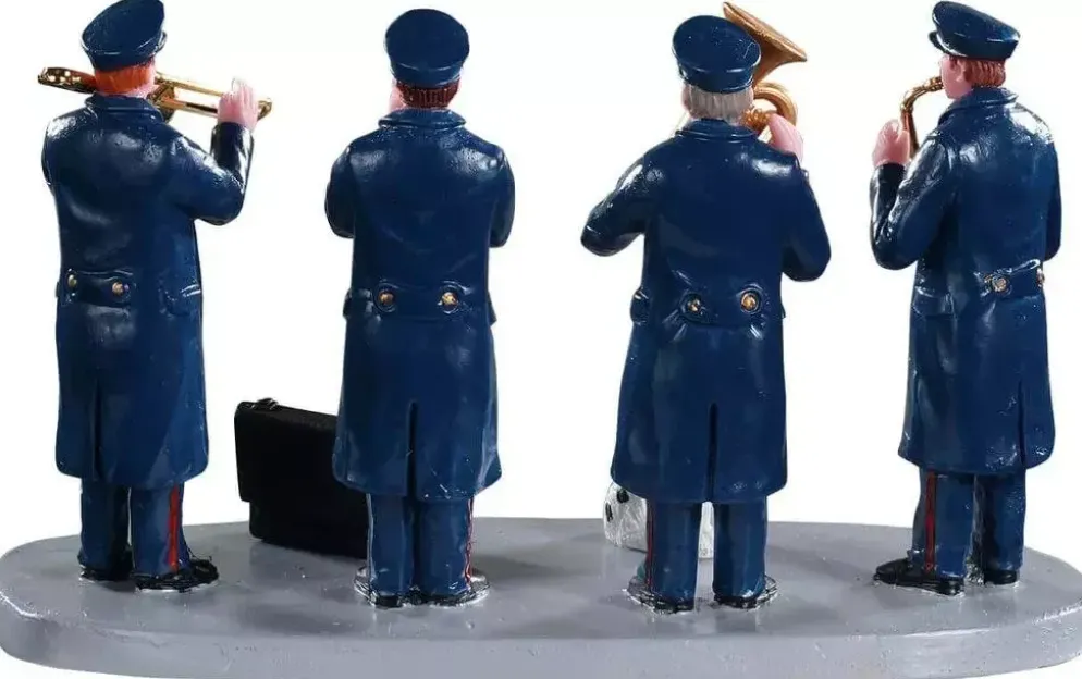 Lemax firehouse band kerstdorp tafereel Caddington Village 2019