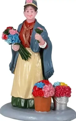 Lemax flower seller kerstdorp figuur type 2 Caddington Village 2021