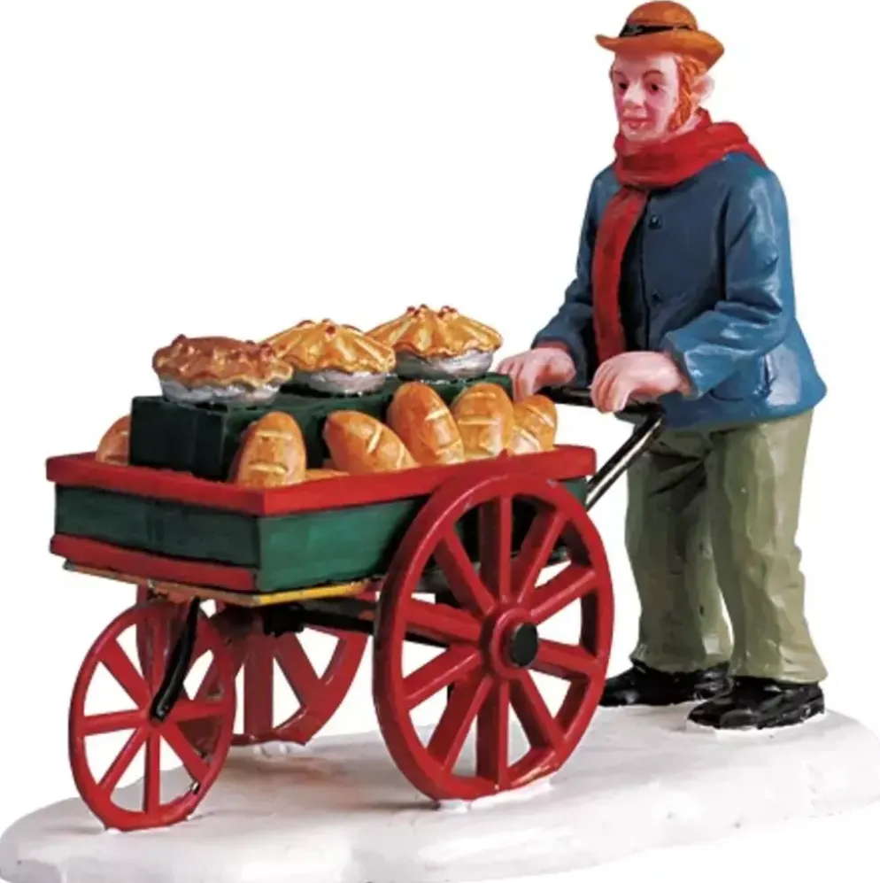Lemax fresh baked goodies kerstdorp figuur type 3 Caddington Village 2005