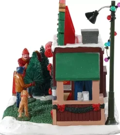 Lemax garland grove tree lot kerstdorp tafereel 2018