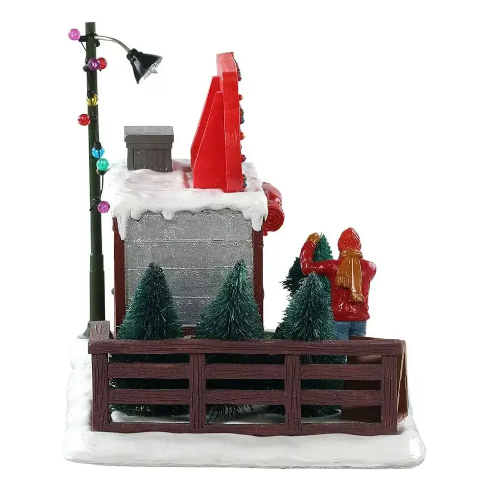 Lemax garland grove tree lot kerstdorp tafereel 2018