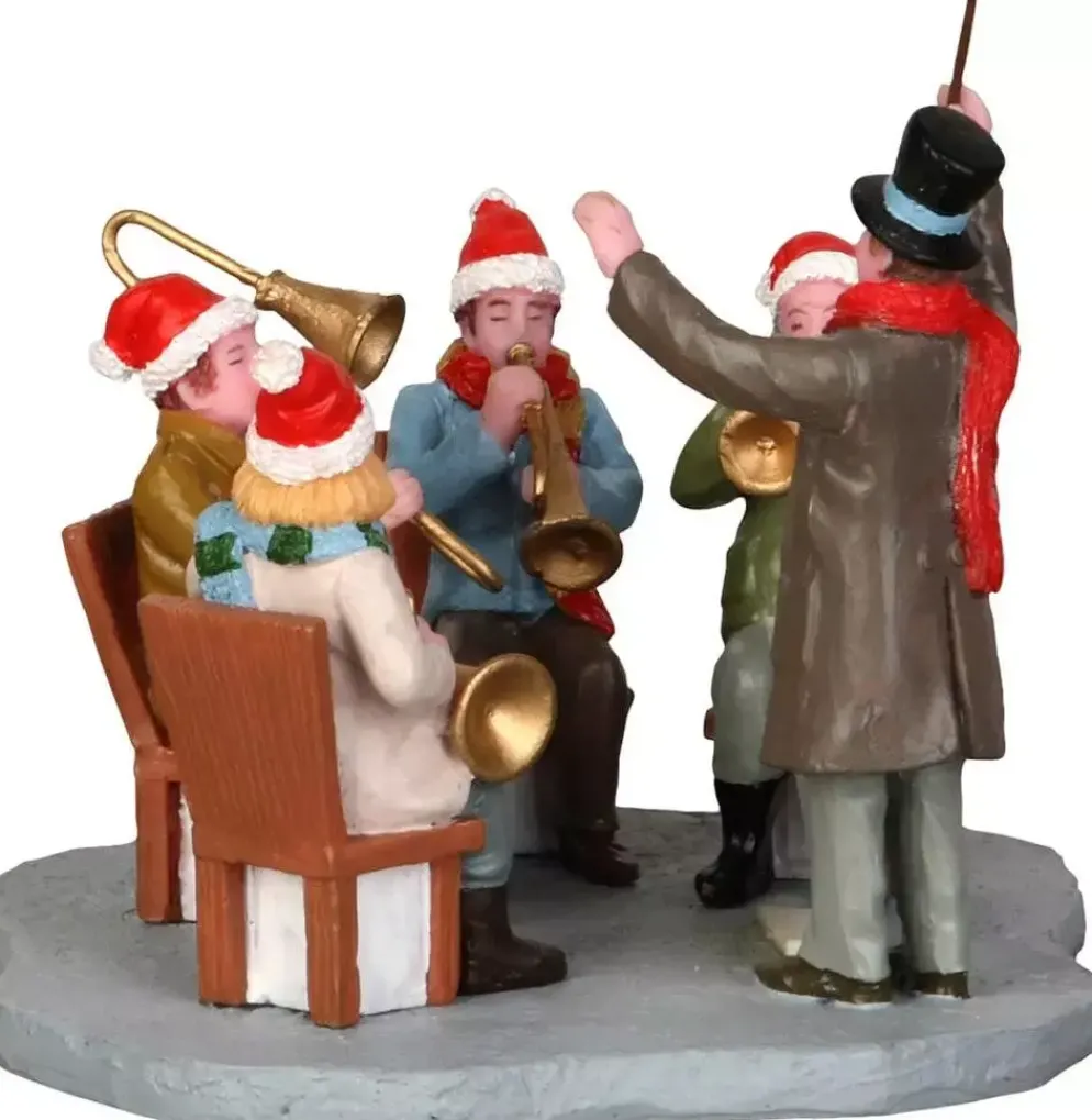 Lemax gazebo band kerstdorp tafereel 2013