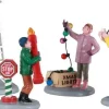 Lemax getting ready to decorate, s/4 kerstdorp figuur type 6 Vail Village 2021