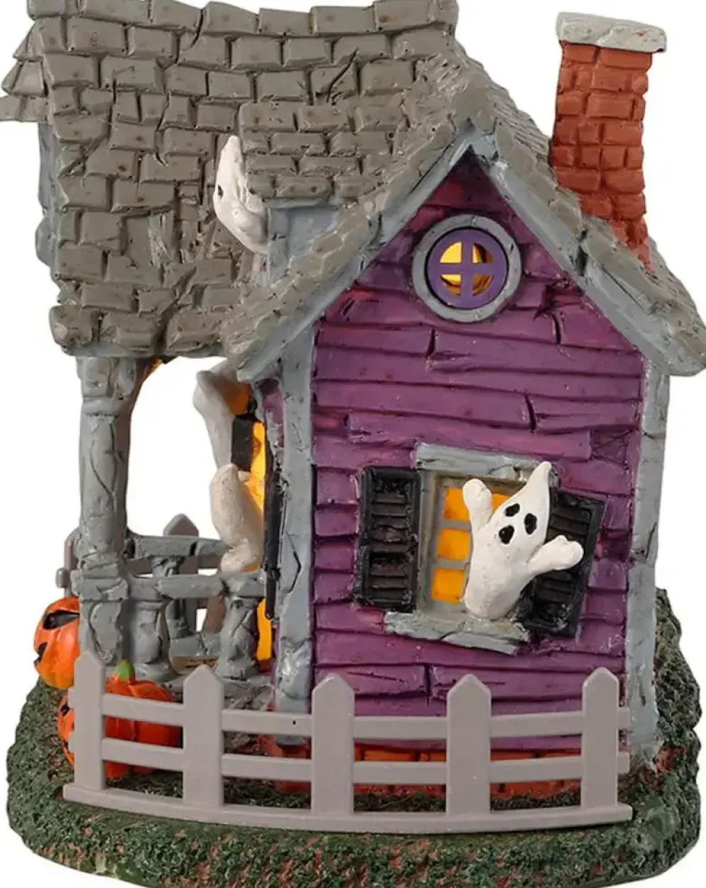 Lemax ghost cottage verlicht tafereel Spooky Town 2023