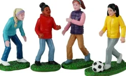 Lemax girls soccer game s/4 kerstdorp figuur type 4 2024