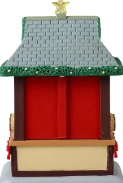 Lemax gluhwein booth kerstdorp tafereel Caddington Village 2024