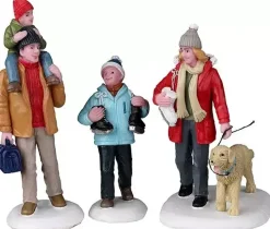 Lemax going skating s/3 kerstdorp figuur type 5 Vail Village 2022