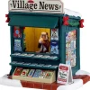 Lemax good news day verlicht kerstdorp tafereel Caddington Village 2023