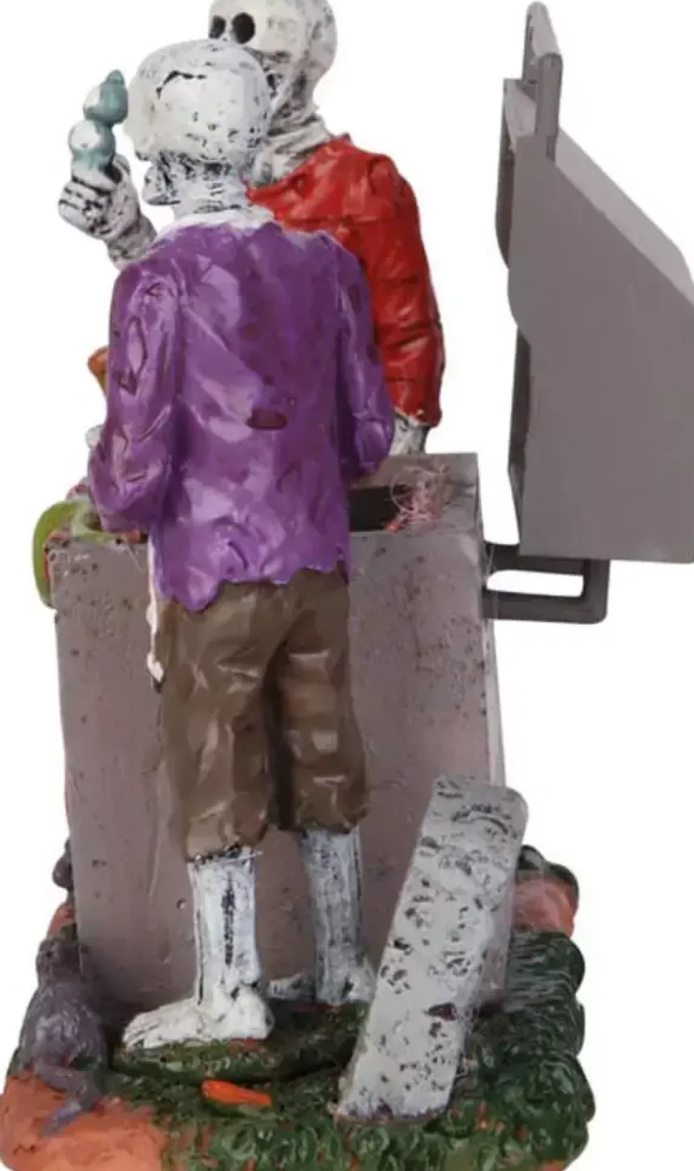 Lemax gory grillin verlichte accessoire Spooky Town 2015