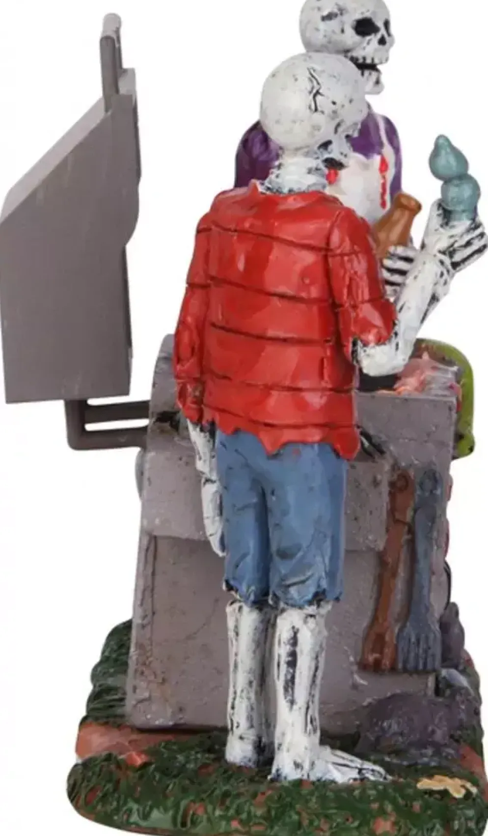 Lemax gory grillin verlichte accessoire Spooky Town 2015