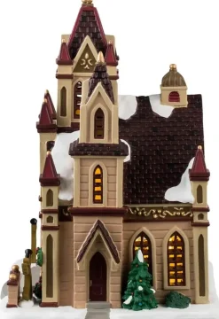 Lemax grace cathedral verlicht kersthuisje Caddington Village 2024