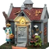 Lemax grave gardening verlicht tafereel Spooky Town 2025