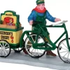 Lemax greenson's grocery delivery kerstdorp figuur type 4 Caddington Village 2015