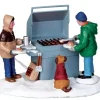 Lemax grillin' & chillin' verlicht kerstdorp tafereel Vail Village 2010