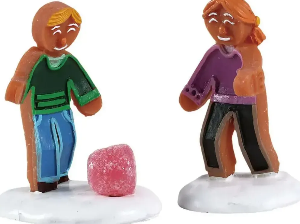 Lemax gumdrop games, set of 2 kerstdorp figuur type 2 Sugar 'N' Spice 2018