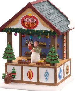 Lemax hand crafted ornaments verlicht kerstdorp tafereel Caddington Village 2022