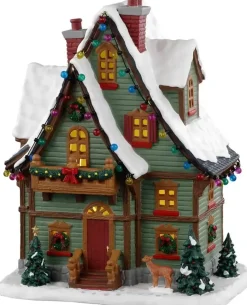 Lemax hide-away cabin verlicht kersthuisje Vail Village 2023