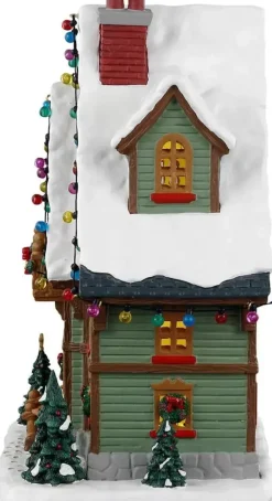Lemax hide-away cabin verlicht kersthuisje Vail Village 2023