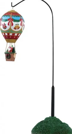 Lemax holiday cheer hot air balloon bewegend kerstdorp tafereel Santa's Wonderland 2018