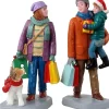 Lemax holiday shoppers, s/2 kerstdorp figuur type 4 2021