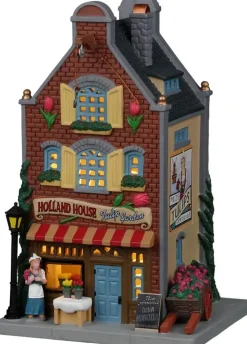 Lemax holland house - tulip garden verlicht kersthuisje Caddington Village 2022