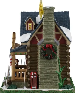 Lemax holly & ivy's christmas yard decor verlicht kersthuisje Vail Village 2026