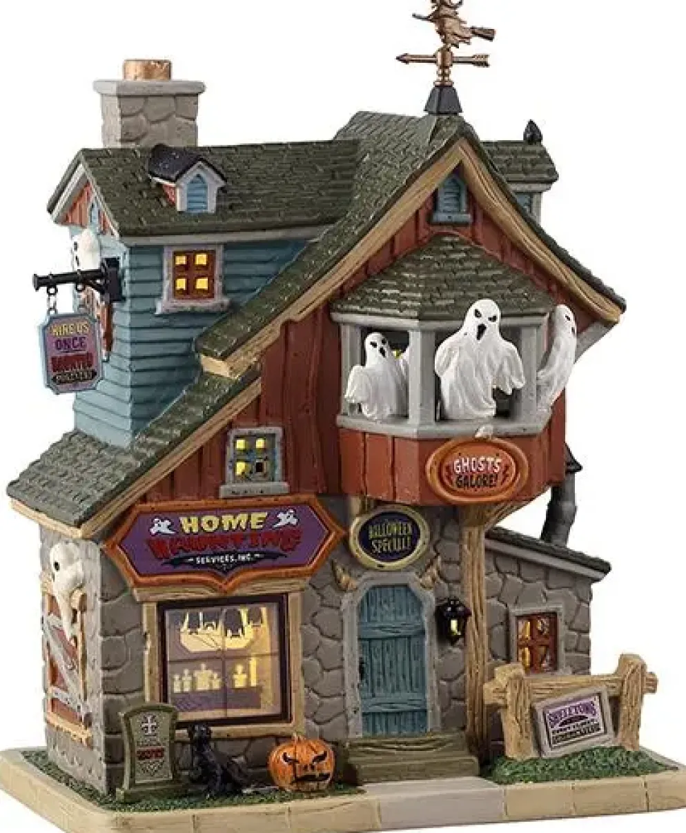 Lemax home haunting services verlicht huisje Spooky Town 2025