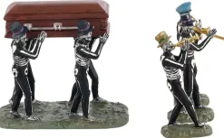 Lemax jazz funeral s/4 tafereel Spooky Town 2021