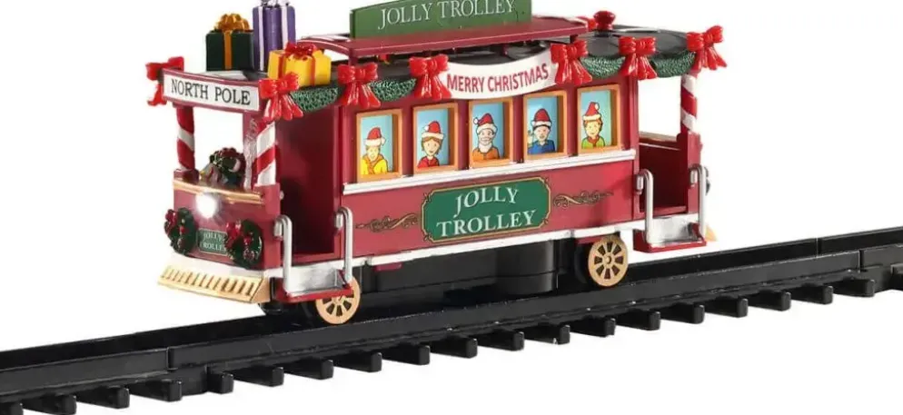 Lemax jolly trolley bewegende trein Caddington Village 2020