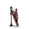 Lemax lamplighter kerstdorp figuur type 3 Caddington Village 2006