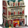 Lemax liberty trail fire house verlicht kersthuisje Caddington Village 2024