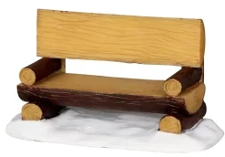 Lemax log bench kerstdorp accessoire 2013
