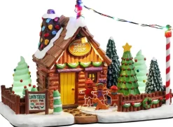 Lemax lou's tree farm verlicht kersthuisje Sugar 'N' Spice 2023