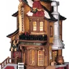 Lemax lucy's chocolate shop verlicht kersthuisje Caddington Village 2004