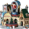 Lemax ludwig’s wooden nutcracker factory bewegend kersthuisje Caddington Village 2020