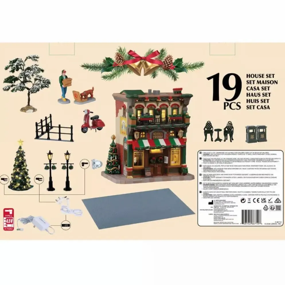 Lemax mario's pizzeria & bistro set Caddington Village 2026