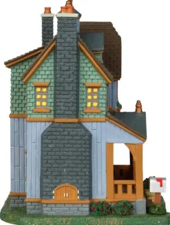 Lemax mcgrath residence verlicht kersthuisje Harvest Crossing 2013