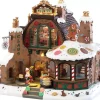Lemax mrs. claus' kitchen bewegend kersthuisje Santa's Wonderland 2018