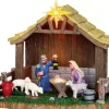 Lemax nativity scene verlicht kerstdorp tafereel 2013