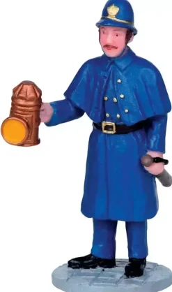 Lemax nighttime patrol kerstdorp figuur type 1 Caddington Village 2011