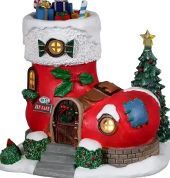 Lemax no. 3 elf lane verlicht kerstdorp tafereel Santa's Wonderland 2022
