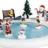 Lemax northern lights skating pond bewegend kerstdorp tafereel Santa's Wonderland 2025