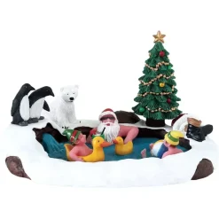 Lemax north pole hot springs kerstdorp tafereel Santa's Wonderland 2018