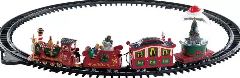 Lemax north pole railway bewegende trein 2018